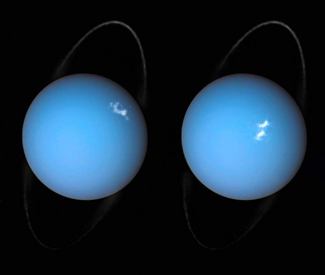 НАСА опубликовало снимки полярного сияния на Уране - 1