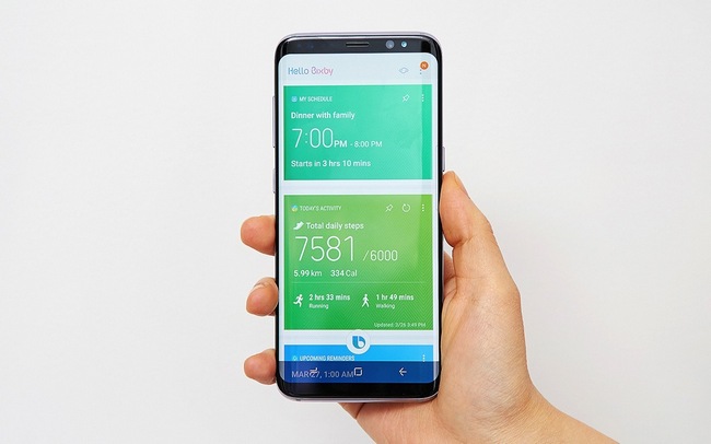 Смартфон Samsung Galaxy S8 появится в США и Европе без поддержки Bixby