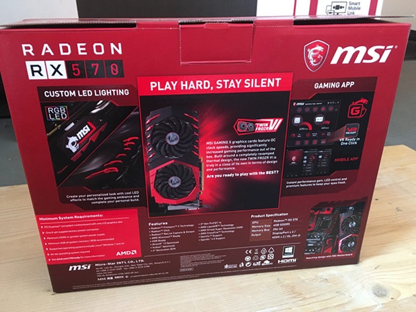 MSI Radeon RX 570 Gaming X