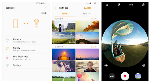 Выпущено приложение для обновленной камеры Samsung Gear 360
