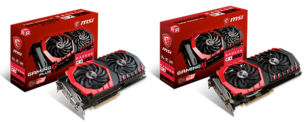 Видеокарты MSI Radeon RX 580 и Radeon RX 570 серии Gaming