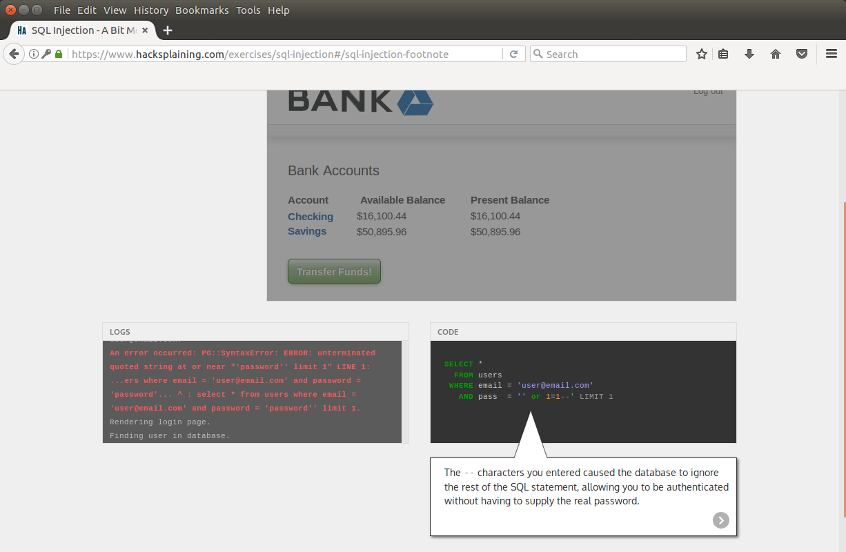 Hacksplaining — интерактивный курс по веб-уязвимостям - 11