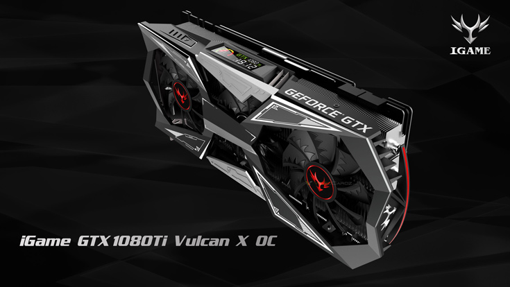 3D-карта Colorful iGame GTX 1080 Ti Vulcan X OC занимает в корпусе три посадочных места