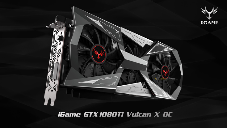 3D-карта Colorful iGame GTX 1080 Ti Vulcan X OC занимает в корпусе три посадочных места