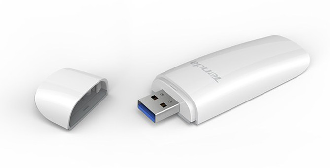 Внешний сетевой адаптер Tenda U12 поддерживает Wi-Fi 802.11ac и USB 3.0