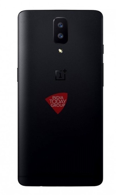 Изображение смартфона OnePlus 5 демонстрирует сдвоенную камеру