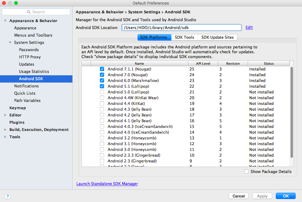 Установка NativeScript на Mac OS - 1 image