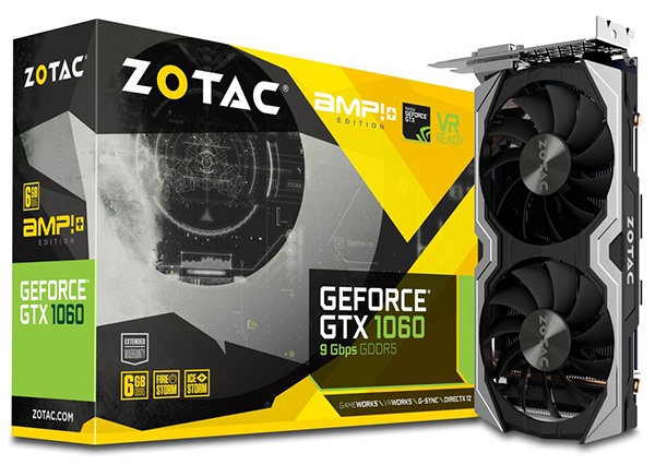 Zotac GeForce GTX 1060 AMP! Edition+