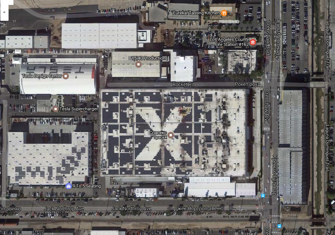 Проходческий щит Илона Маска прибыл к яме на парковке SpaceX - 8 Проходческий щит Илона Маска прибыл к яме на парковке SpaceX - 8