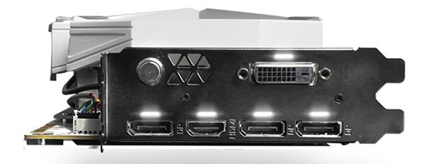 3D-карта KFA2 GeForce GTX 1080 Ti HOF 8 Pack Edition: трехслотовый кулер, встроенный дисплей и очень высокие частоты - 4