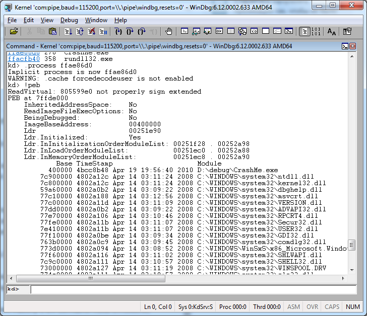 Как удалённо отлаживать через WinDbg не включая отладочный режим Windows - 11 Как удалённо отлаживать через WinDbg не включая отладочный режим Windows - 11