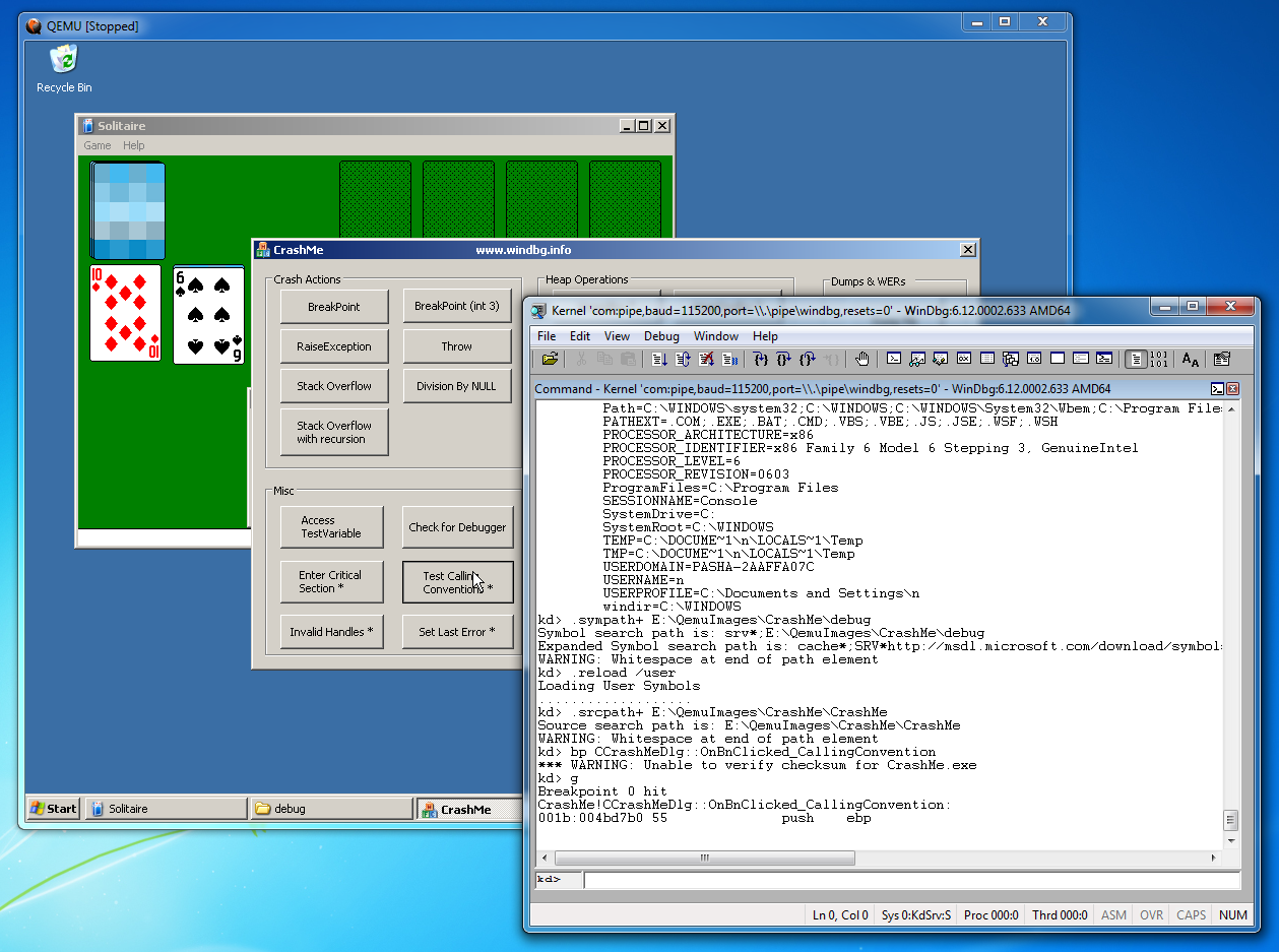 Как удалённо отлаживать через WinDbg не включая отладочный режим Windows - 12 Как удалённо отлаживать через WinDbg не включая отладочный режим Windows - 12