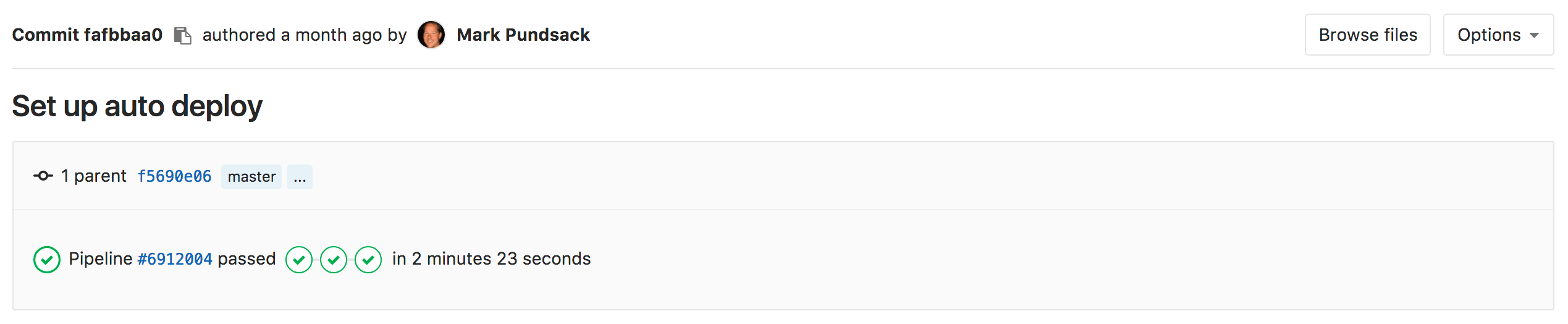 Вышел GitLab 9.1: Service Desk, Burndown Charts и канареечные развертывания - 17 Pipeline mini-graph