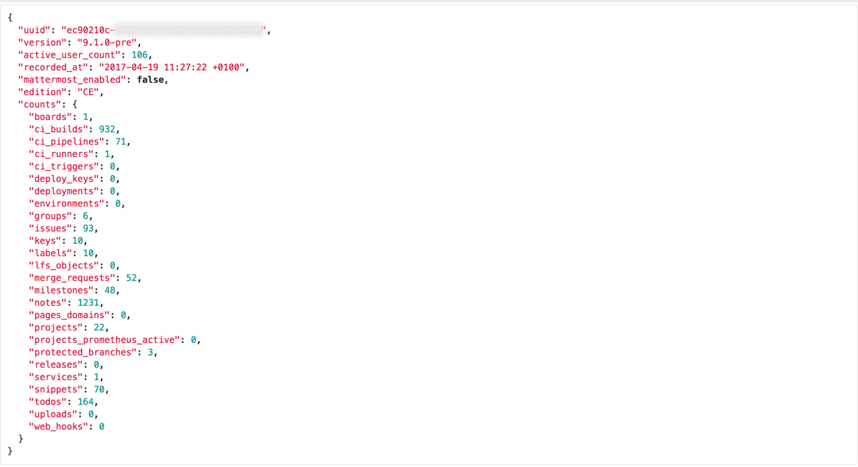 Вышел GitLab 9.1: Service Desk, Burndown Charts и канареечные развертывания - 20 Usage Ping JSON