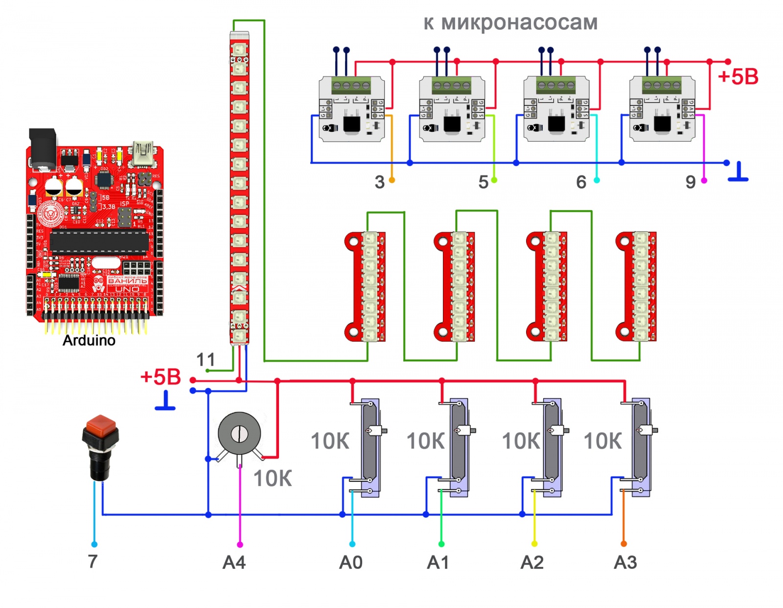 Цифровой бармен. Arduino проект для совершеннолетних начинающих электронщиков. Часть 1 - 2