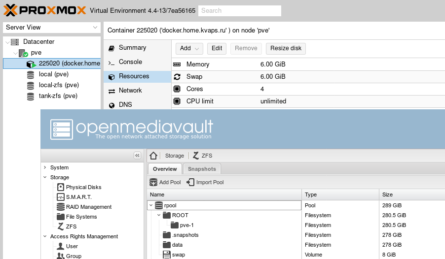 All-In-One: Proxmox + OpenMediaVault или ещё одна идея для домашнего NAS - 1