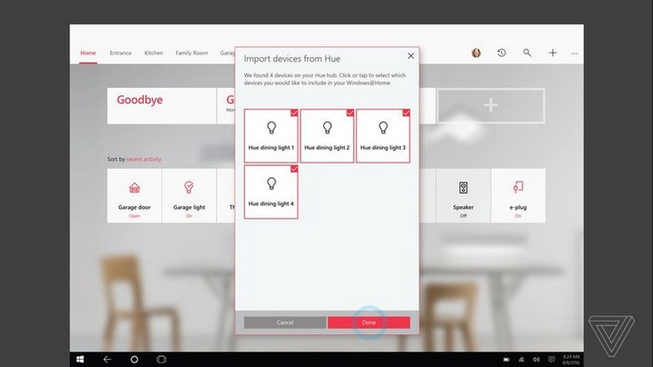 Microsoft работает над функцией HomeHub для Windows 10