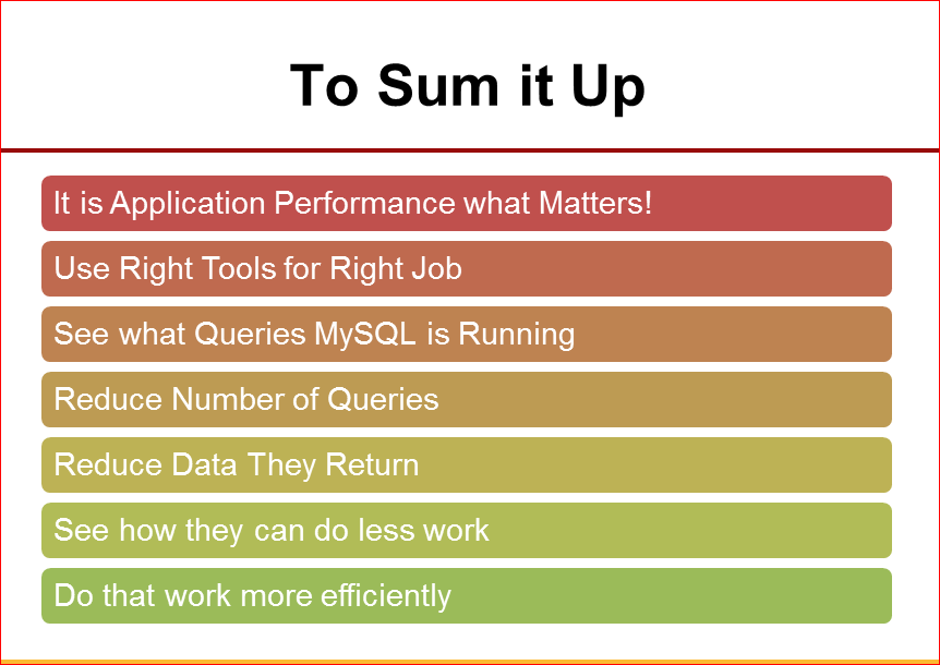 Практическая оптимизация MySQL: измерять, чтобы ускорять - 43
