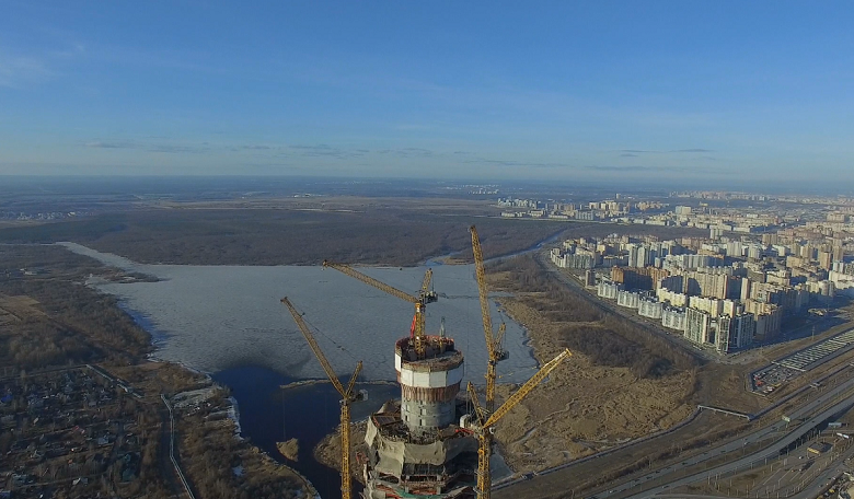 Краны Лахта Центра