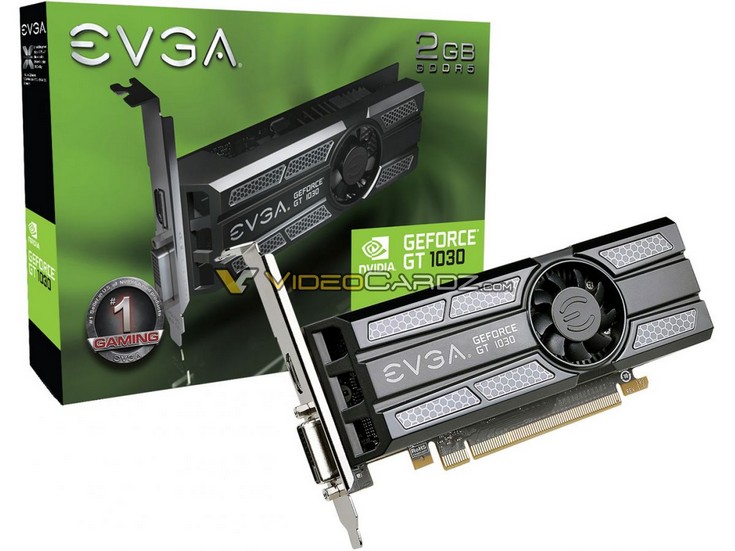 EVGA готовит карту GeForce GT 1030 2GB LP с небольшим кулером 