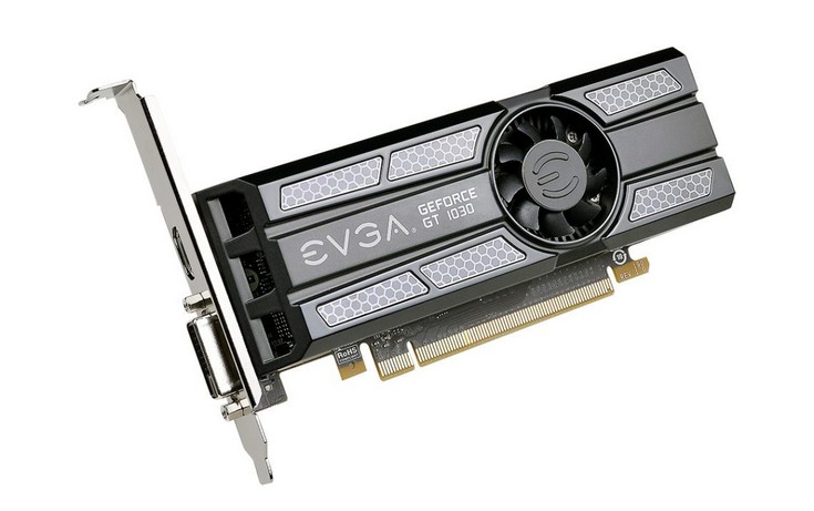 EVGA приготовила три карты GT 1030, но представила только одну