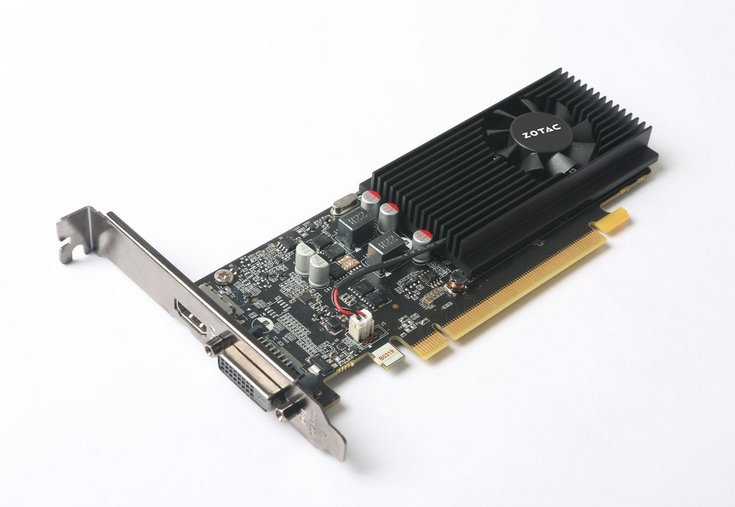 Zotac выпустила лишь один вариант GeForce GT 1030