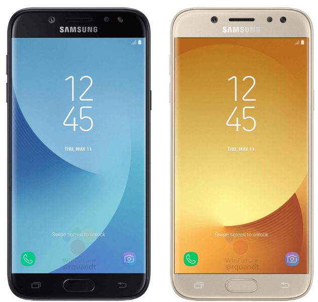 Samsung Galaxy J5 и Galaxy J7 2017 года получат новую форму пластиковых вставок для антенн