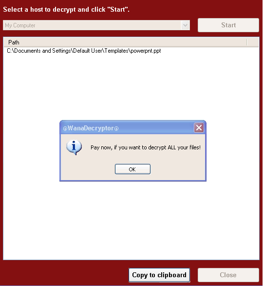 Программа-шантажист WannaCrypt атакует необновлённые системы - 6 Программа-шантажист WannaCrypt атакует необновлённые системы - 6
