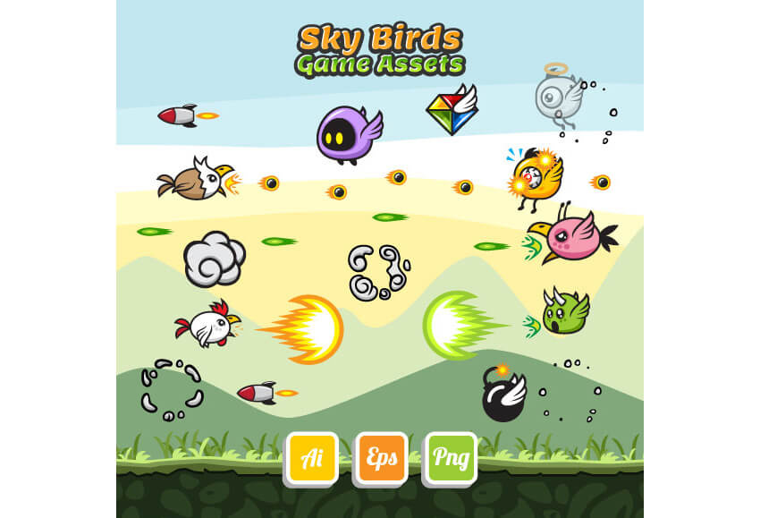 Must-Have: 15 игровых спрайтов для дизайнера и художника - 12 Must-Have: 15 игровых спрайтов для дизайнера и художника - 12