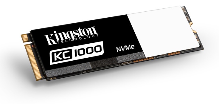 Твердотельные накопители Kingston KC1000 предложены объемом до 960 ГБ