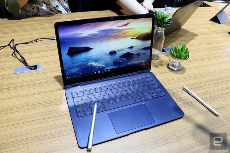 Asus представила тонкий ноутбук ZenBook Flip S