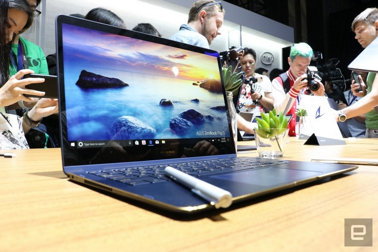 Asus представила тонкий ноутбук ZenBook Flip S