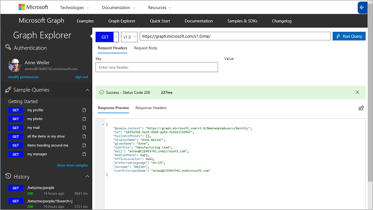 Microsoft Graph для разработчиков - 3