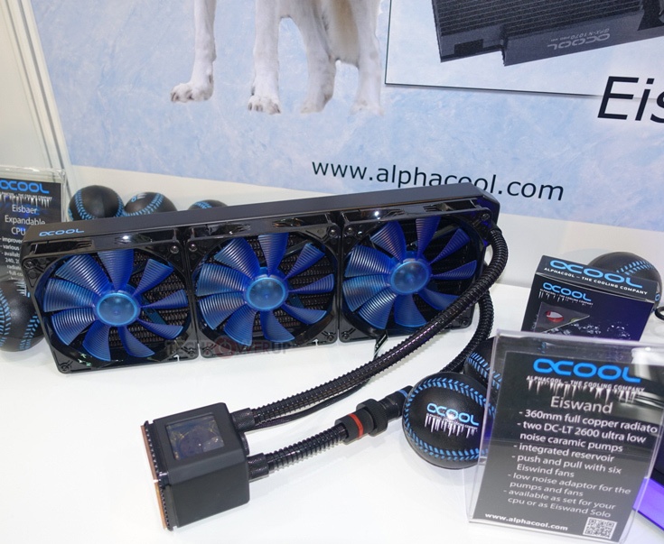 Cроки появления СВО Alphacool Eisbaer 360 в продаже и ее цену источник не сообщает