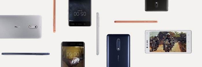 Смартфоны Nokia 3, Nokia 5 и Nokia 6 появятся во всех странах мира до конца июня