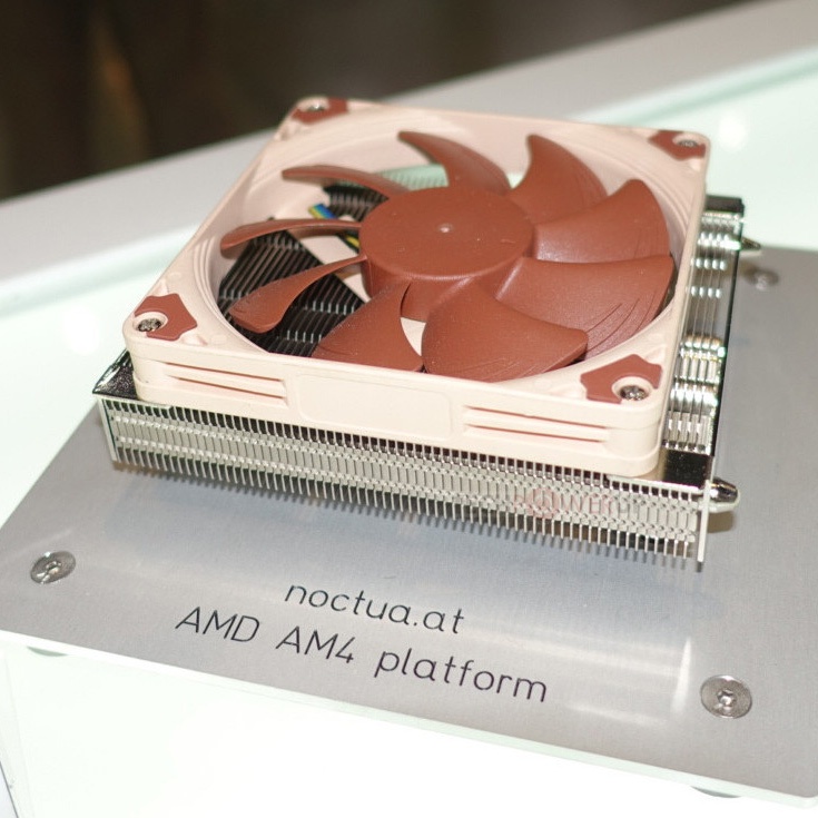 Конструкция процессорной системы охлаждения Noctua NH-L9 включает 92-миллиметровый вентилятор
