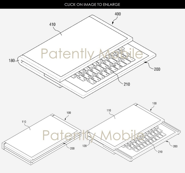 Samsung Display запатентовала несколько новых видов дисплеев, которые могут менять размер