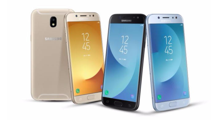 Представлены Samsung Galaxy J3, Galaxy J5 и Galaxy J7 2017 года