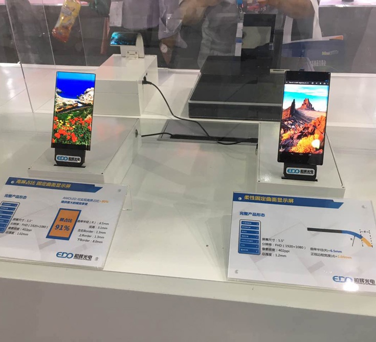 Новая фабрика EverDisplay должна приступить к пробному выпуску панелей AMOLED в январе 2019 года