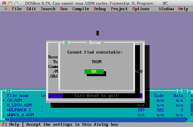 Компилируем, как будто на дворе 1992 год - 17 Компилируем, как будто на дворе 1992 год - 17