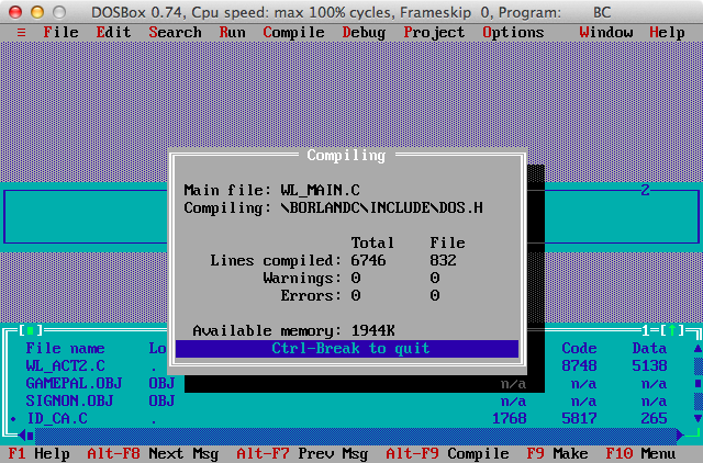 Компилируем, как будто на дворе 1992 год - 21 Компилируем, как будто на дворе 1992 год - 21