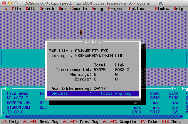 Компилируем, как будто на дворе 1992 год - 22 Компилируем, как будто на дворе 1992 год - 22