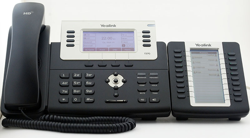 Обзор IP телефона Yealink SIP-T27G - 5