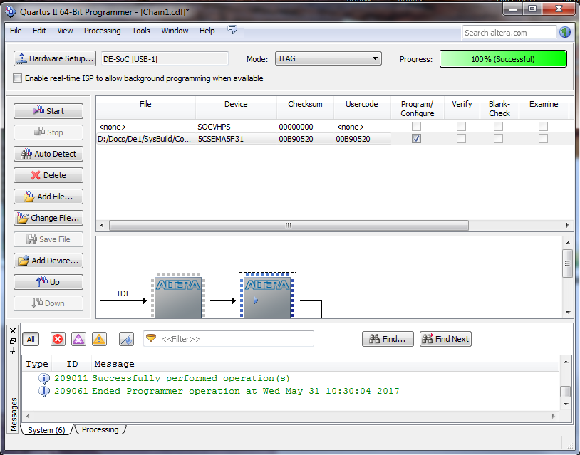 Запуск Bare-metal приложения на Cyclone V SoC - 30 Запуск Bare-metal приложения на Cyclone V SoC - 30