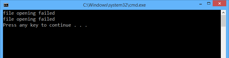 Повседневный C++: изолируем API в стиле C - 3 Скриншот ошибки