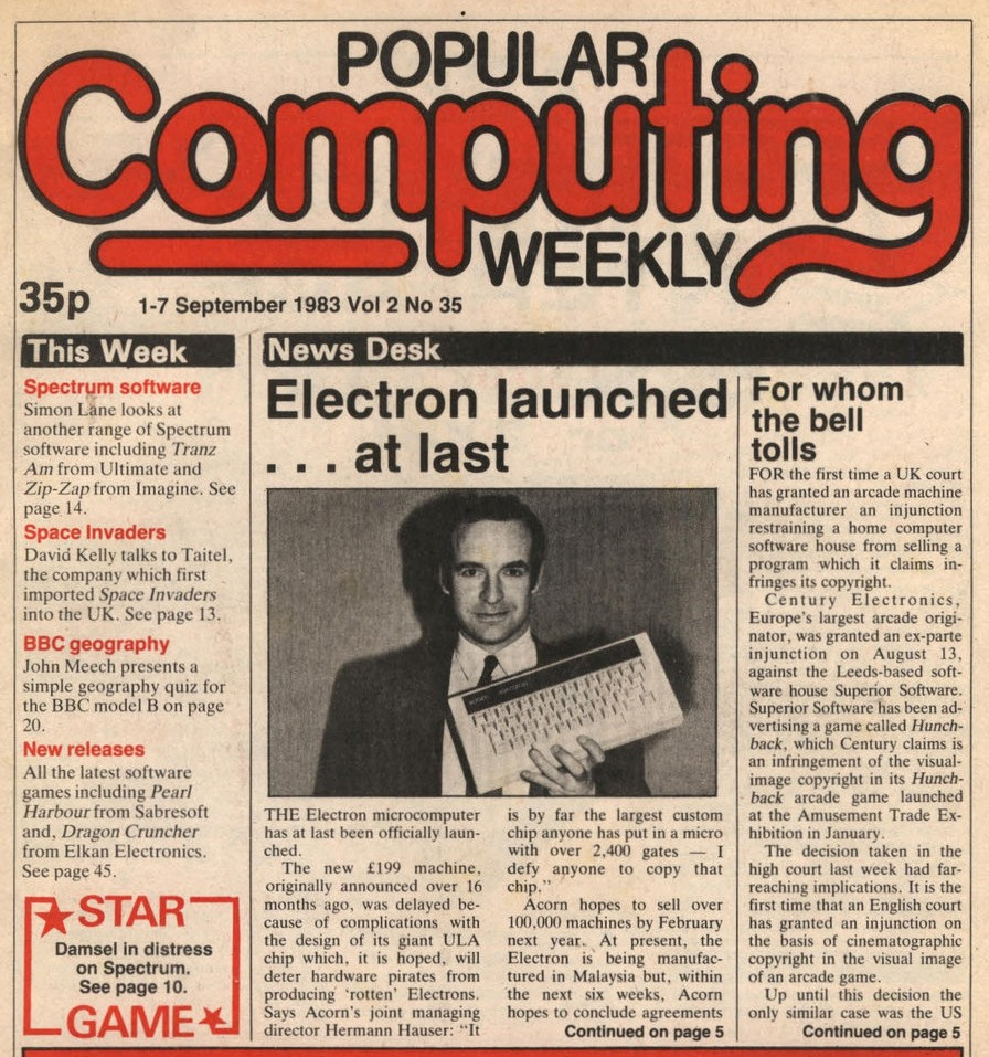 Acorn Electron — неудачный наследник BBC Micro - 7