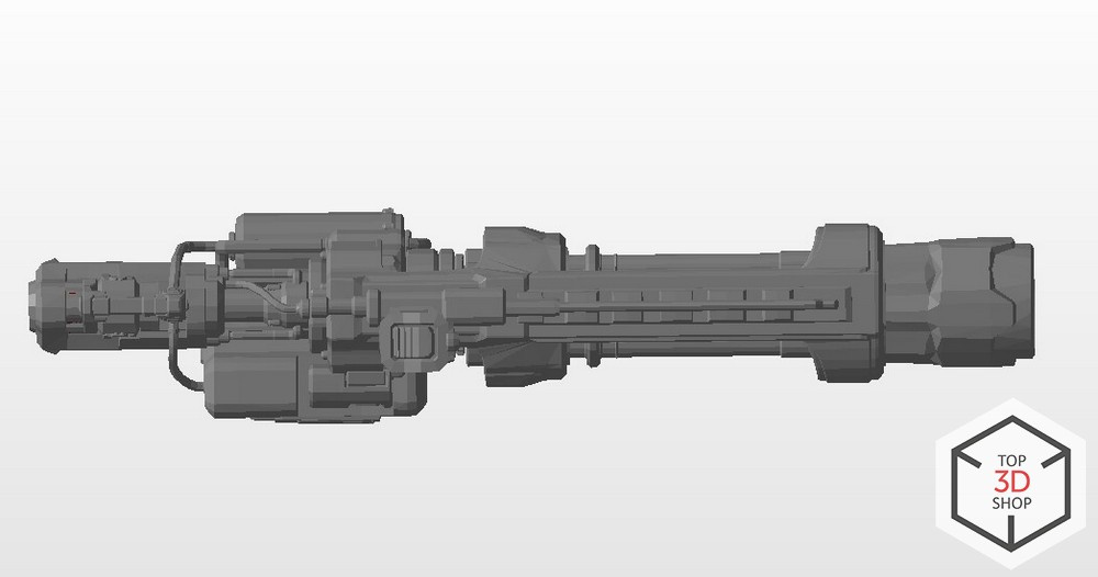 [КЕЙС] Как мы печатали гигантский пулемет с Марса для стенда на E3 - 13