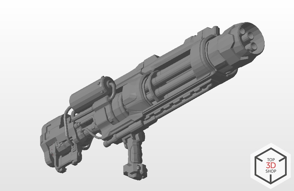 [КЕЙС] Как мы печатали гигантский пулемет с Марса для стенда на E3 - 14
